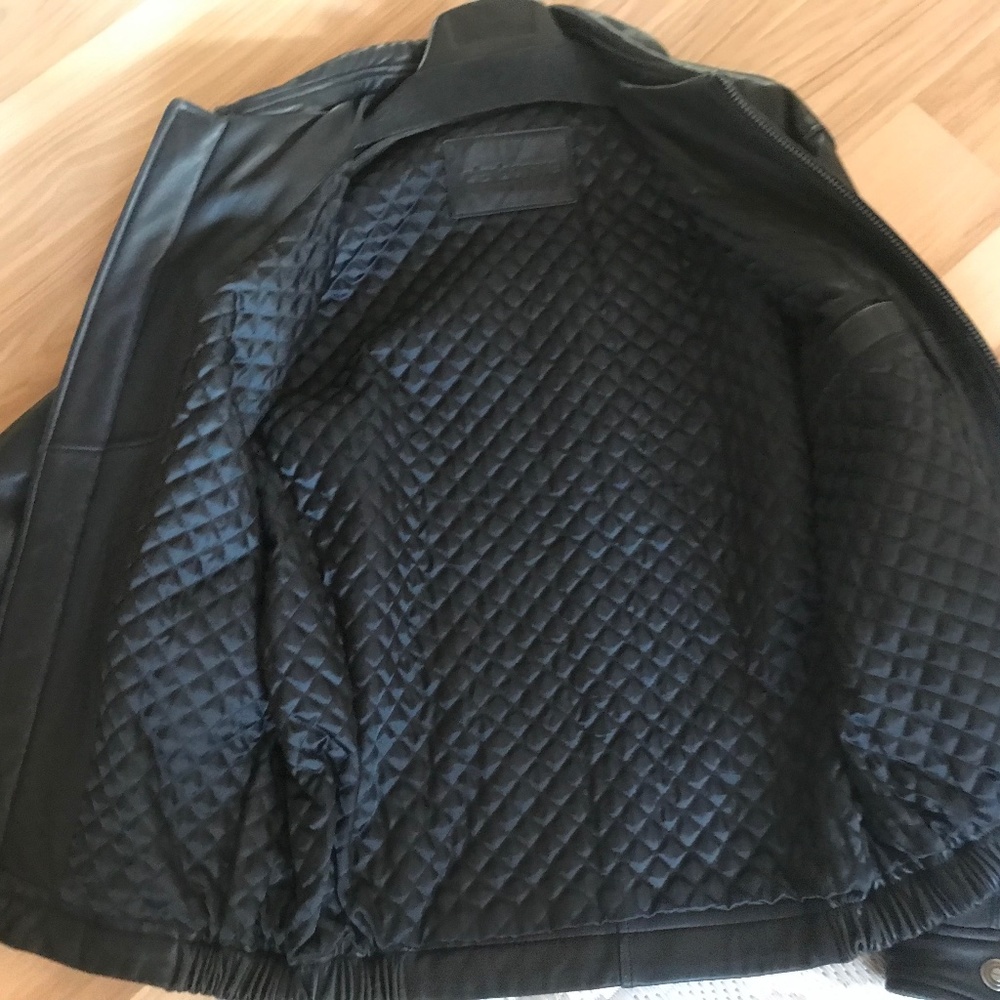 Claiborne soft leather insulated jacket